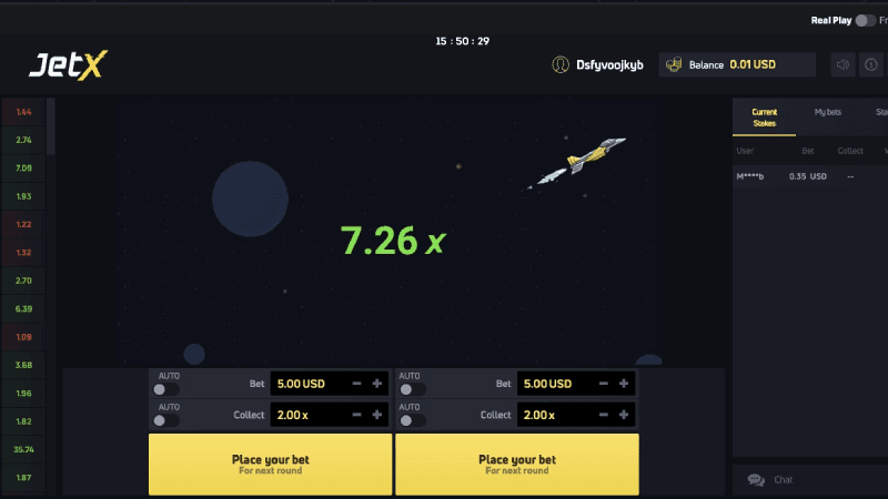 JetX - Retro-raketti ja korkean riskin isot kertoimet