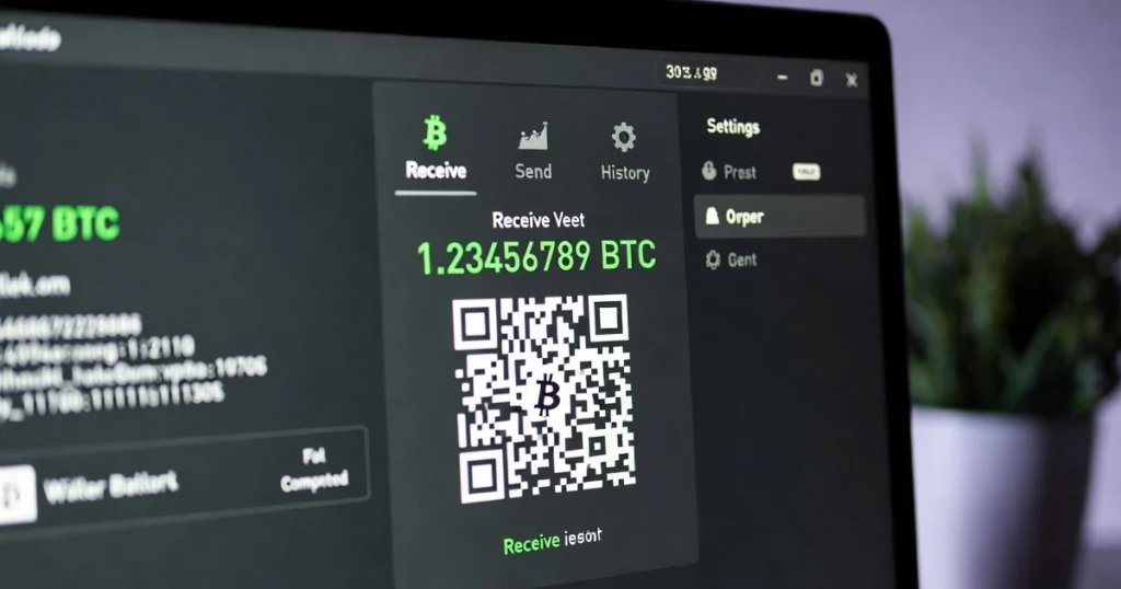 Bitcoin lompakon avulla vastaanotetaan, lähetetään ja säilytetään Bitcoineja.