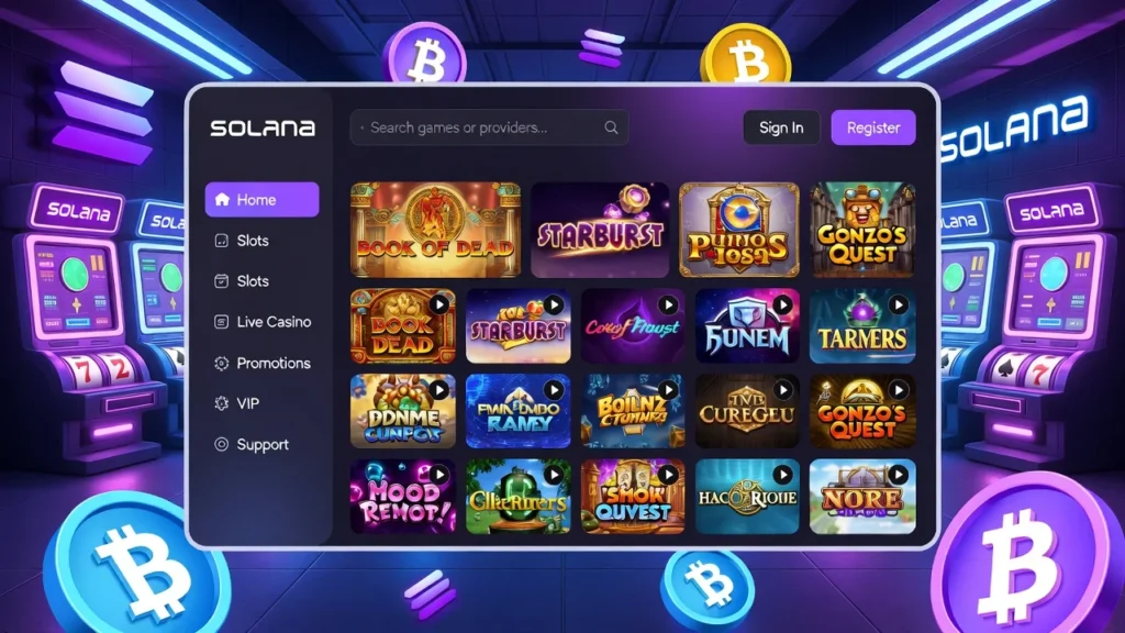 Solana kasinot - Pelaamisen aloittaminen