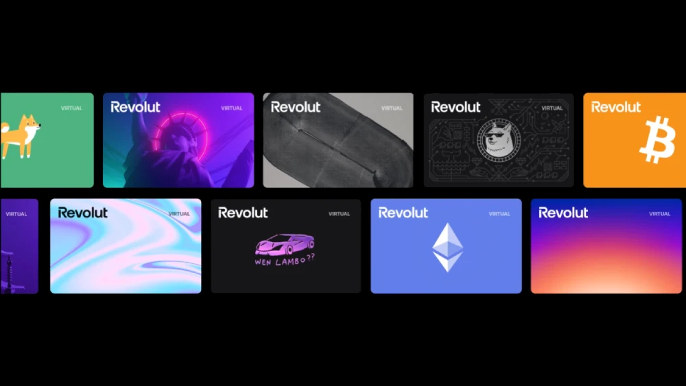 Revolut maksukortteja